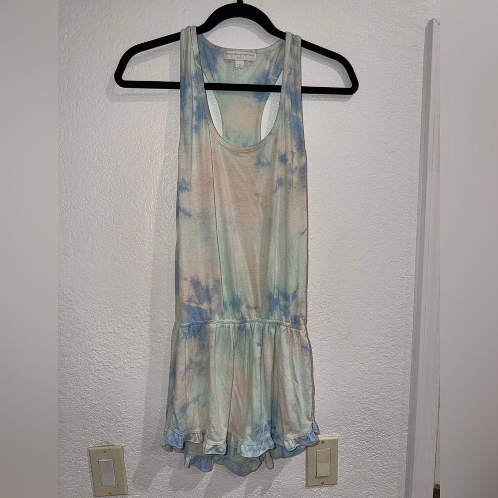 Blue and Cream Romper | Spiritual Gangster